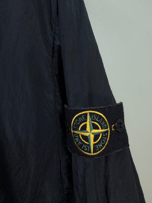 Stone Island Dark Blue Nylon Metal Smock