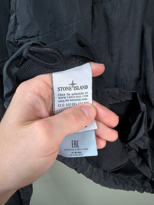 Stone Island Dark Blue Nylon Metal Smock