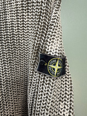 Stone Island Green Corrosion Knit Jumper