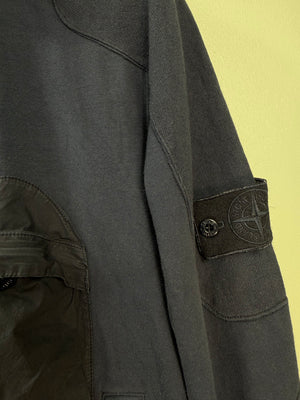 Stone Island Navy Ghost Zipped Jumper
