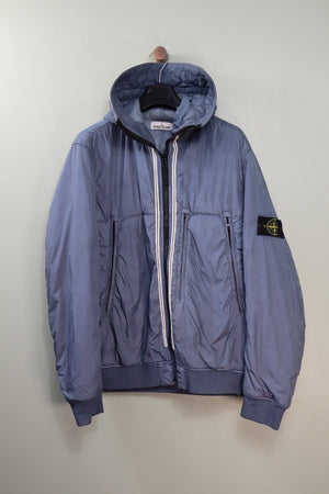 Stone Island Blue Crinkle Reps Jacket