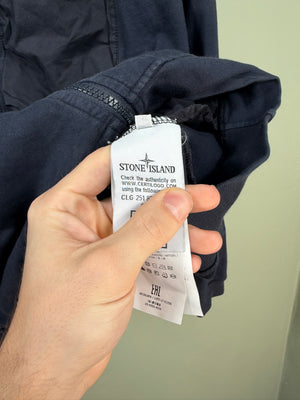 Stone Island Navy Ghost Zipped Jumper