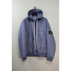 Stone Island Blue Crinkle Reps Jacket